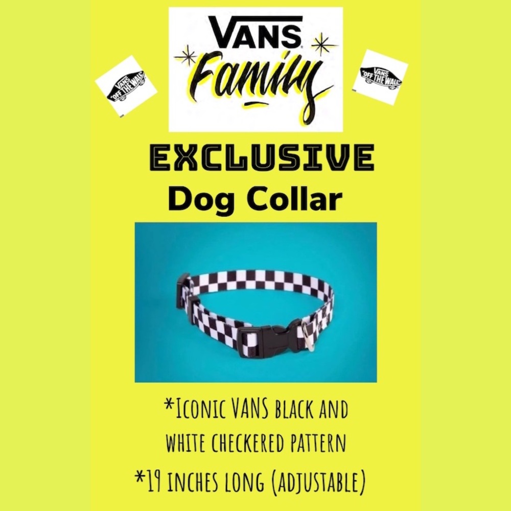 VANS FAMILY EXCLUSIVE- Iconic Checkered Dog Collar